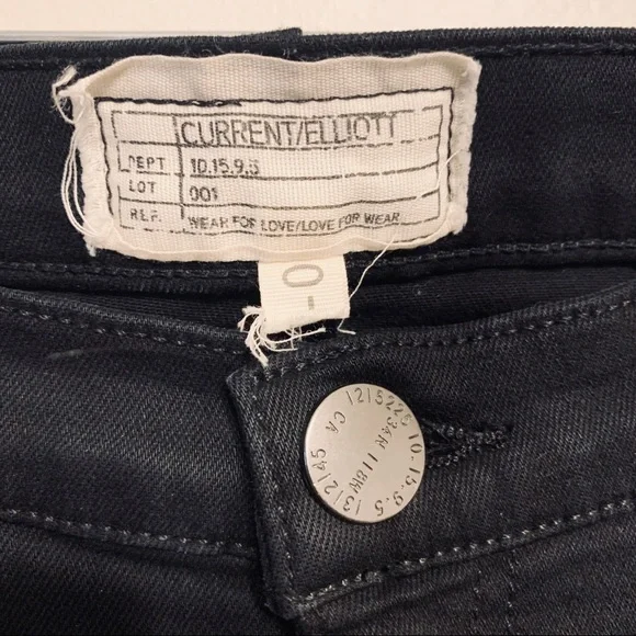 COPY - Current/Elliott The Stiletto in Jet Black Destroy - Picture 4 of 8